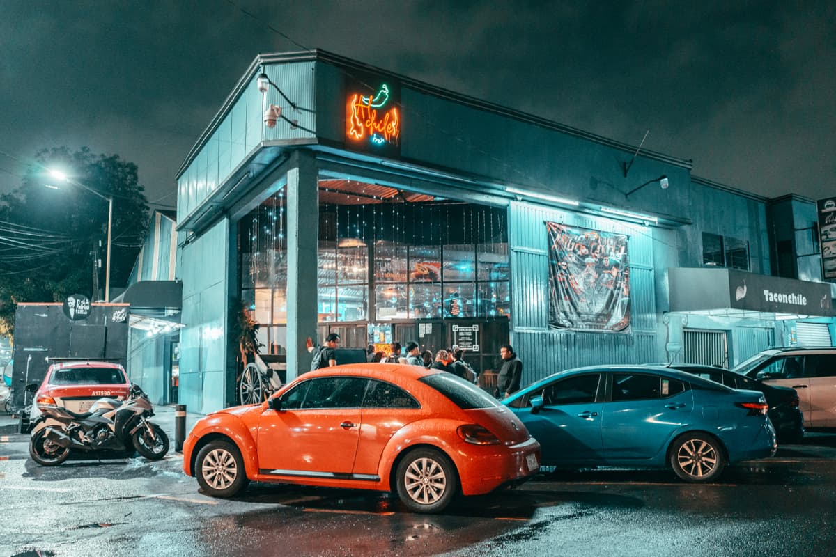 Fachada de Al Chile Bar en Iztapalapa